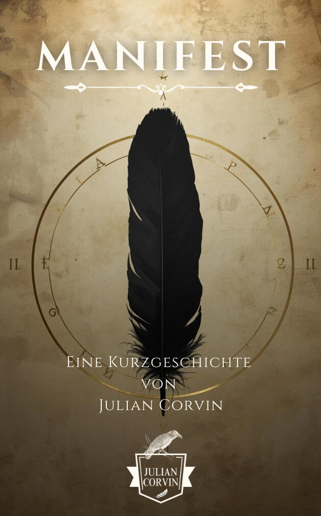 Cover der deutschen Gothic Fiction Kurzgeschichte Manifest - Julian Corvin